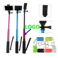 Alloy Extendable Camera Mobile Phone Selfie Holder with Bluetooth Shutter